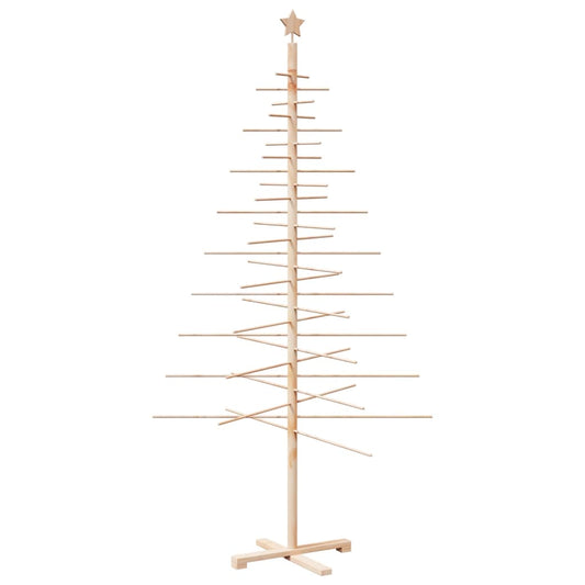 Weihnachtsbaum Holz zum Schmücken 210 cm Massivholz Kiefer