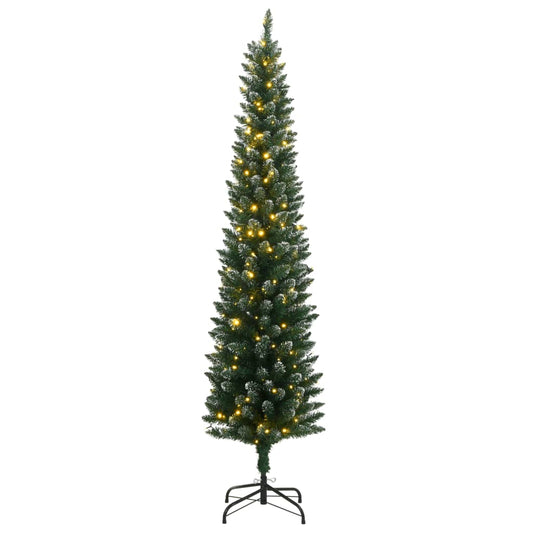 Künstlicher Weihnachtsbaum Schlank 150 LEDs 120 cm