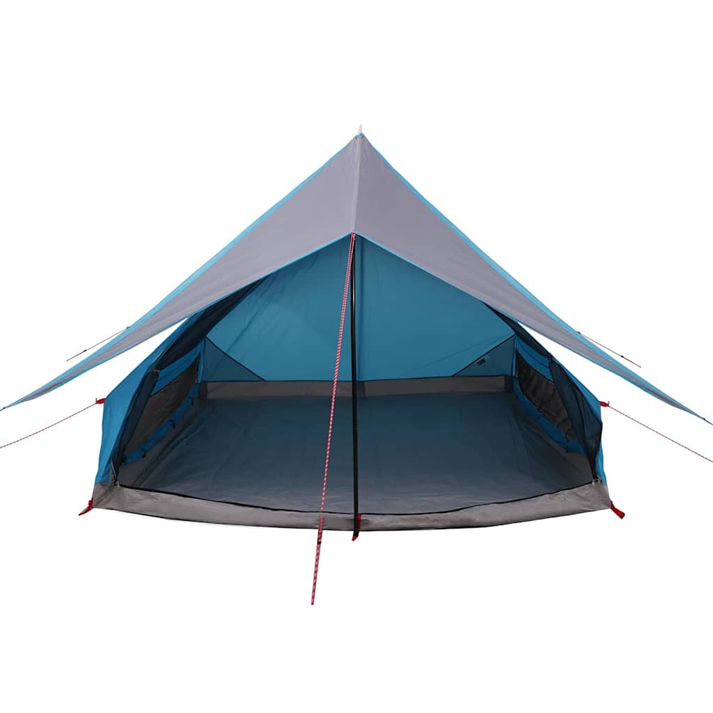 Tende con tetto, blu, 256 x 266 x 185 cm, poliestere