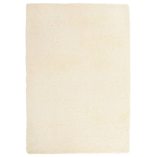 Teppich Shaggy Hochflor NAVARRA Creme 200x290 cm Polyester