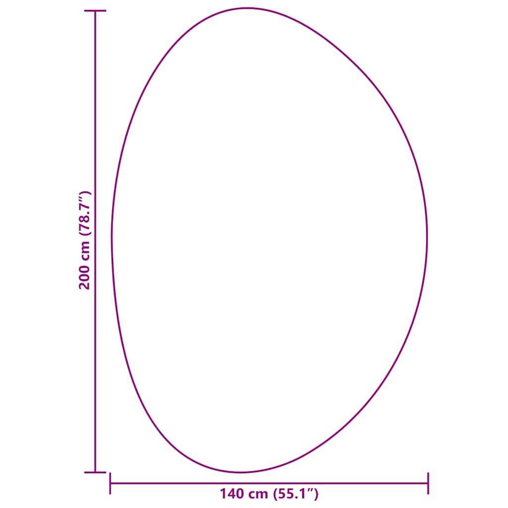 Teppich HUARTE Anthrazit 140 x 200 cm Polyester