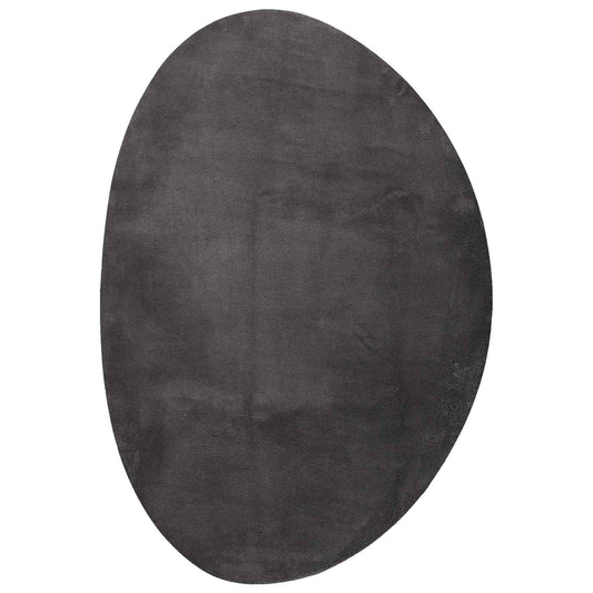Teppich HUARTE Anthrazit 140 x 200 cm Polyester