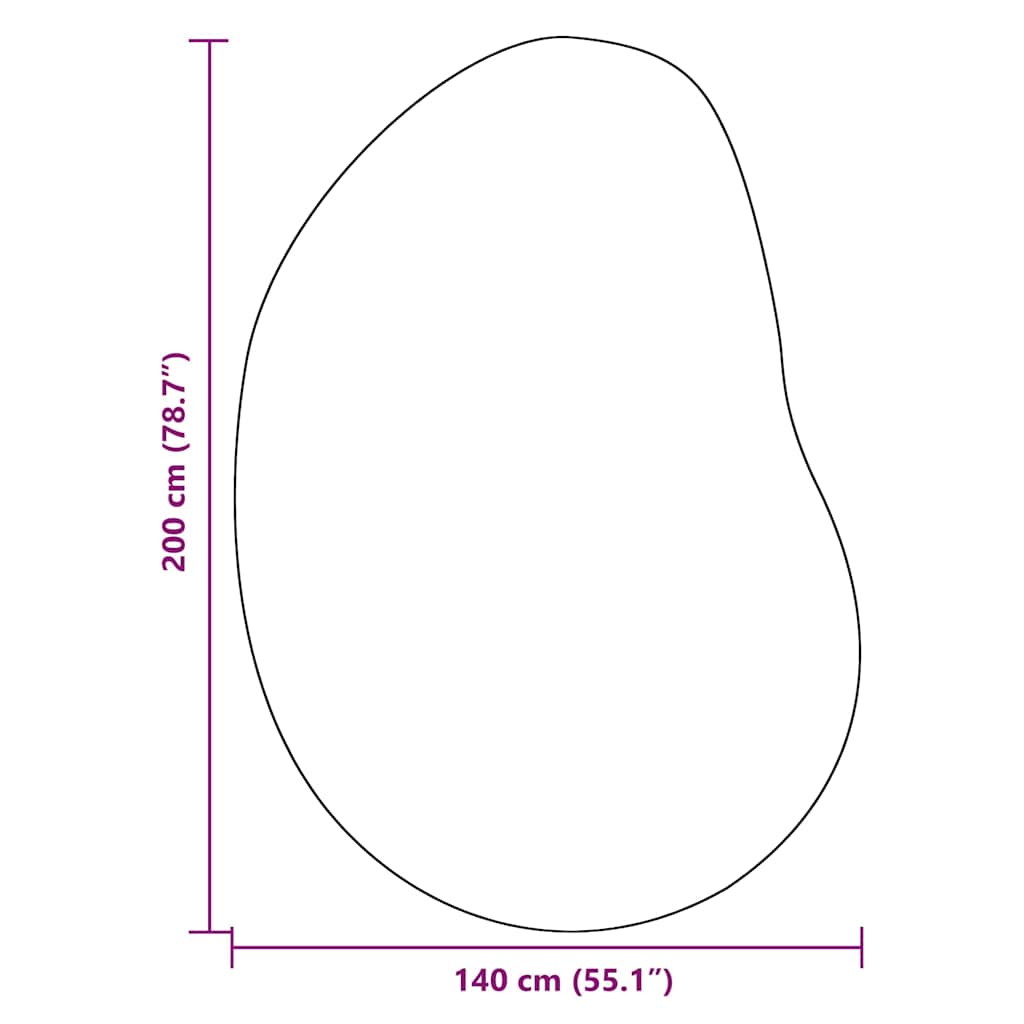 Teppich Anthrazit 140 x 200 cm Polyester