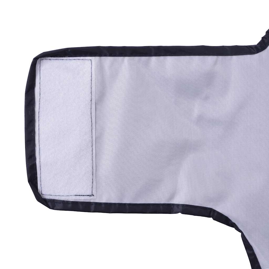 Impermeabile per cani con strisce riflettenti, poliestere, blu navy, XXS