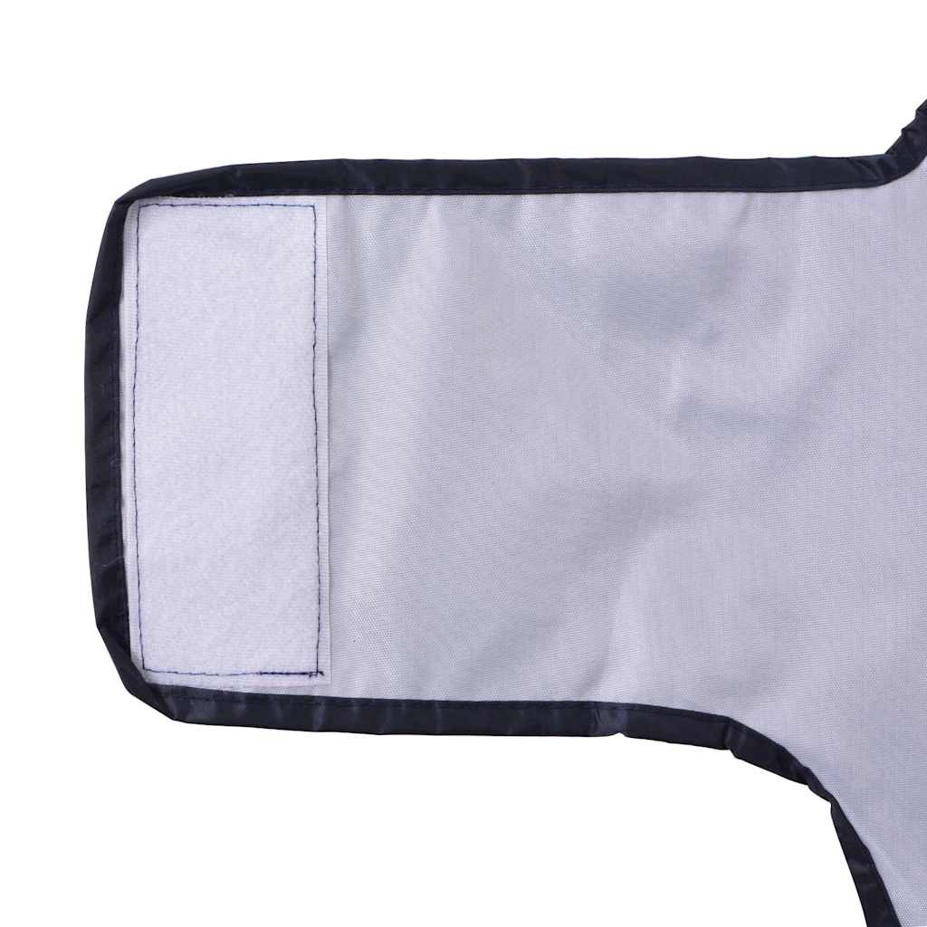 Hunde Regenmantel mit Reflexstreifen Polyester Marineblau S