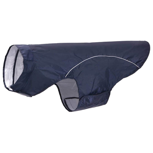 Hunde Regenmantel mit Reflexstreifen Polyester Marineblau 3XL
