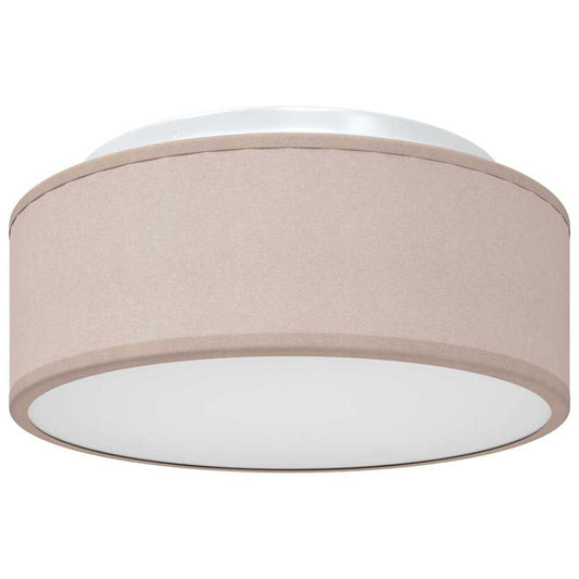 Deckenlampe Taupe 30 x 13.5 cm Stoff
