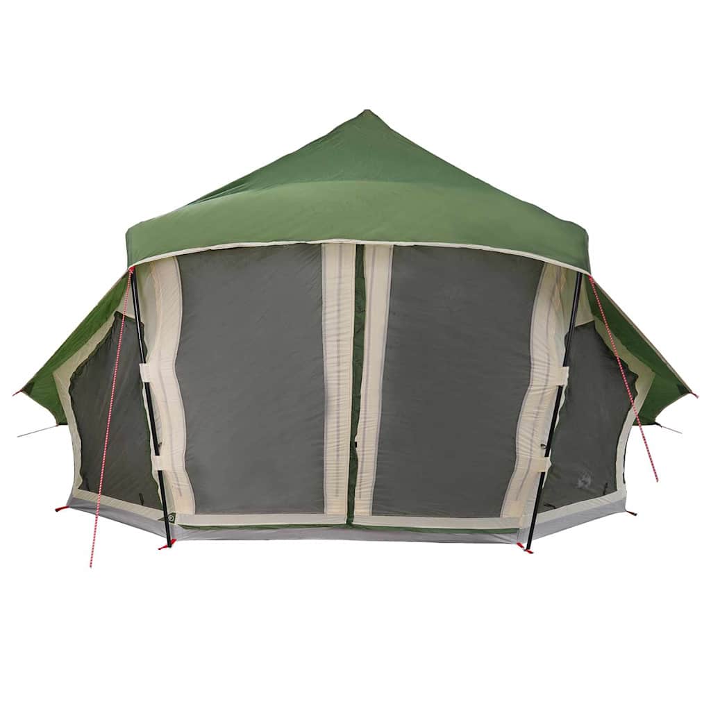 Tenda teepee familiare con tetto, verde, 508 x 470 x 300 cm