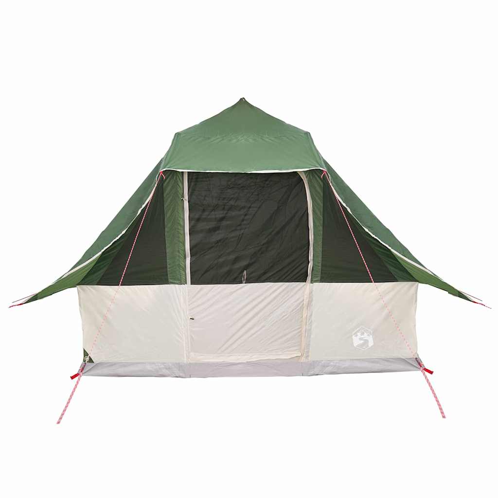 Tenda Tipi con tetto e vano portaoggetti, verde, 358 x 296 x 258 cm, taffetà