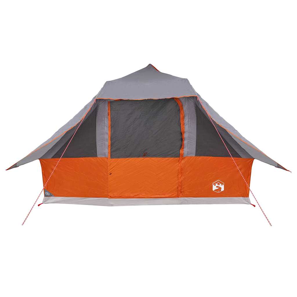 Tenda Tipi con tetto, grigio e arancione, 364 x 281 x 257 cm, taffetà