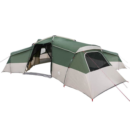 Tenda familiare, verde, 833 x 585 x 216 cm, poliestere