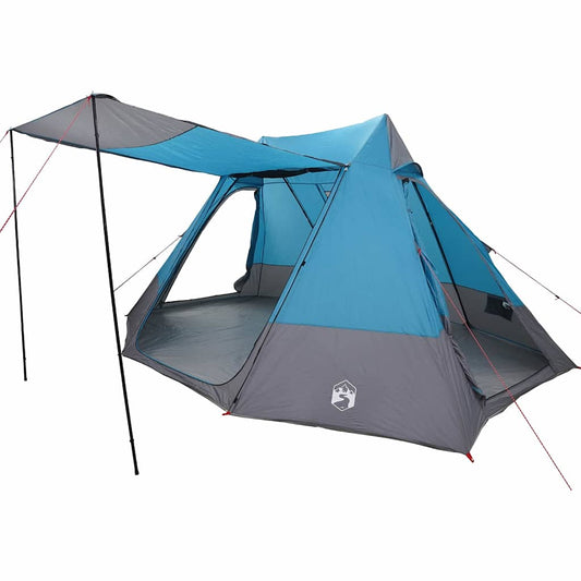 Tenda da campeggio blu 482 x 360 x 227 cm poliestere