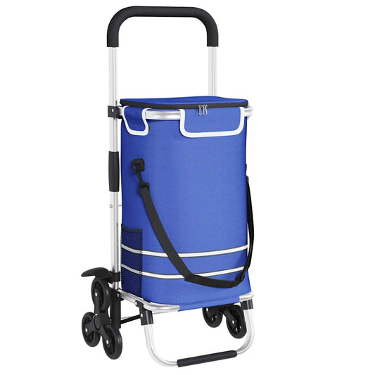 Einkaufswagen Blau 47 x 39 x 100,5 cm Oxford-stoff