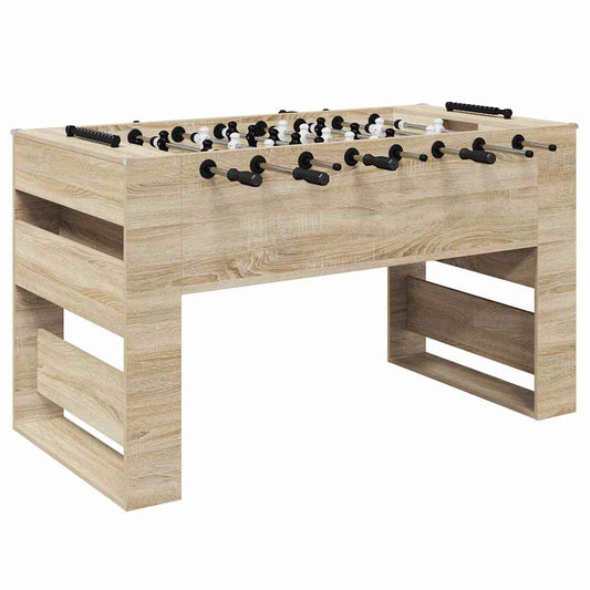 Fußballtisch 2 pcs Sonoma-Eiche 146,5 x 74 x 85 cm