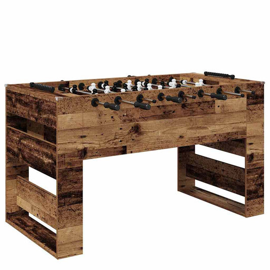Fußballtisch 2 pcs Altholz 146,5 x 74 x 85 cm Holzwerkstoff
