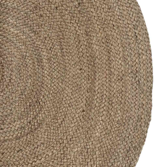 Bereichsteppiche Oval Grau 122 x 183 cm Jute