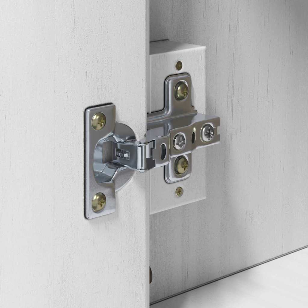 Küchentrolley FLORO Weiß 72,5 x 45 x 80 cm Massivholz Kiefer