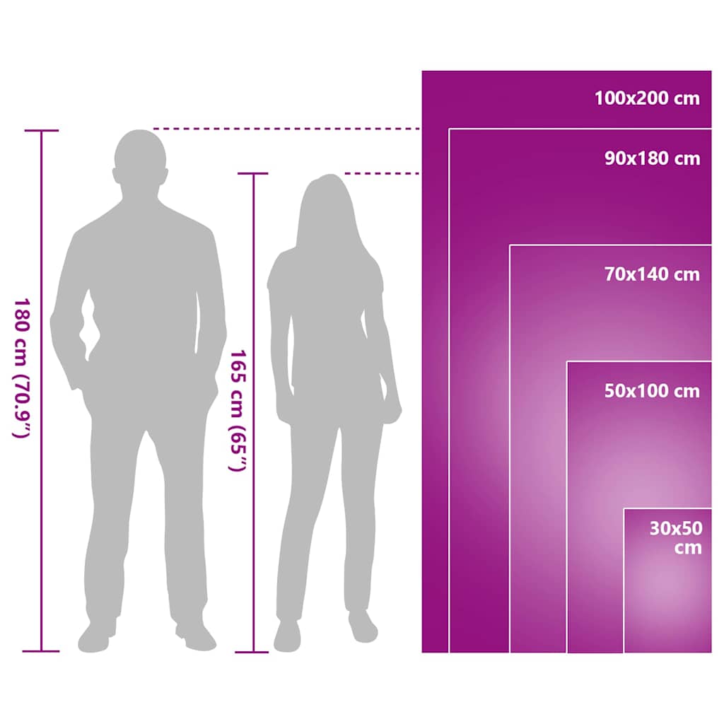 Sporthandtücher 2 pcs Blau 50 x 30 cm Polyester und Polyamid