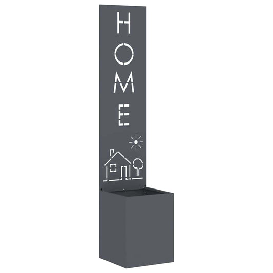 Garten Sichtschutz-Leinwand Anthrazit 32 x 140 cm