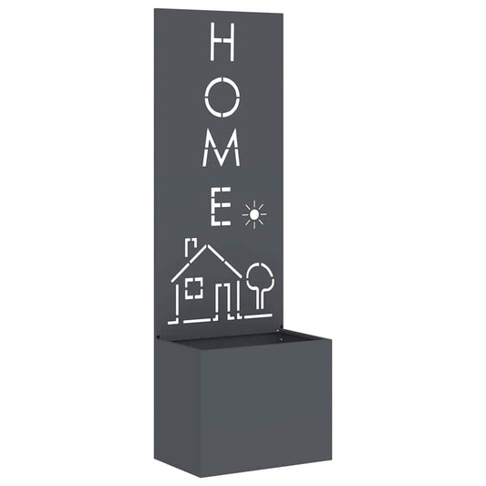 Garten Sichtschutz-Leinwand Anthrazit 50 x 140 cm