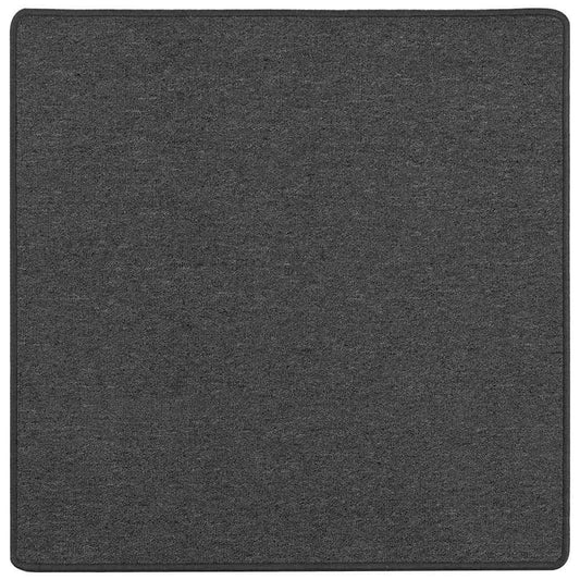 Teppichläufer Dunkelgrau 100 x 100 cm 100% Polypropylen