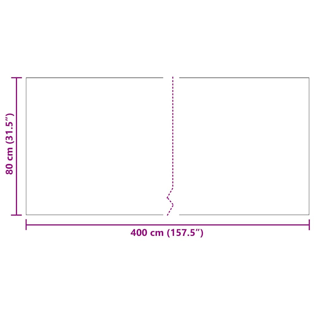 Teppichläufer Grau 80 x 400 cm Stoff