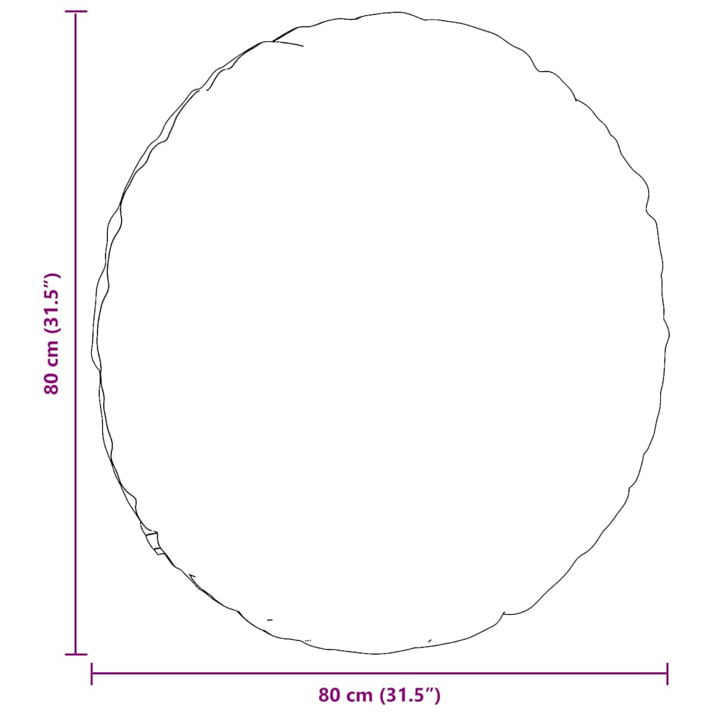 Sitzkissen 2 pcs Dunkelgrün Ø80 x 29 cm Stoff