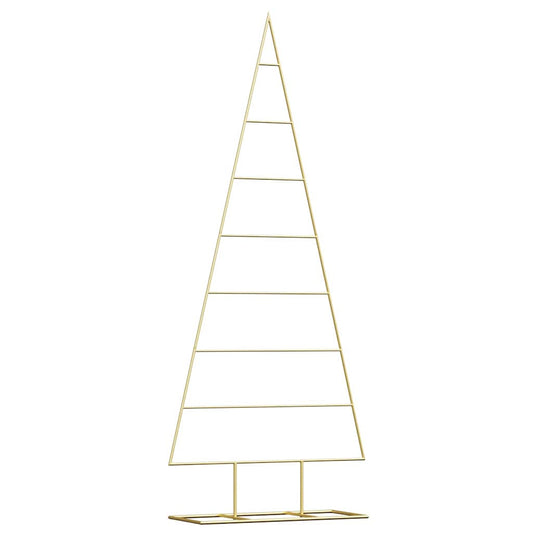 Metall Weihnachtsbaum Gold 150 cm Pulverbeschichteter Stahl