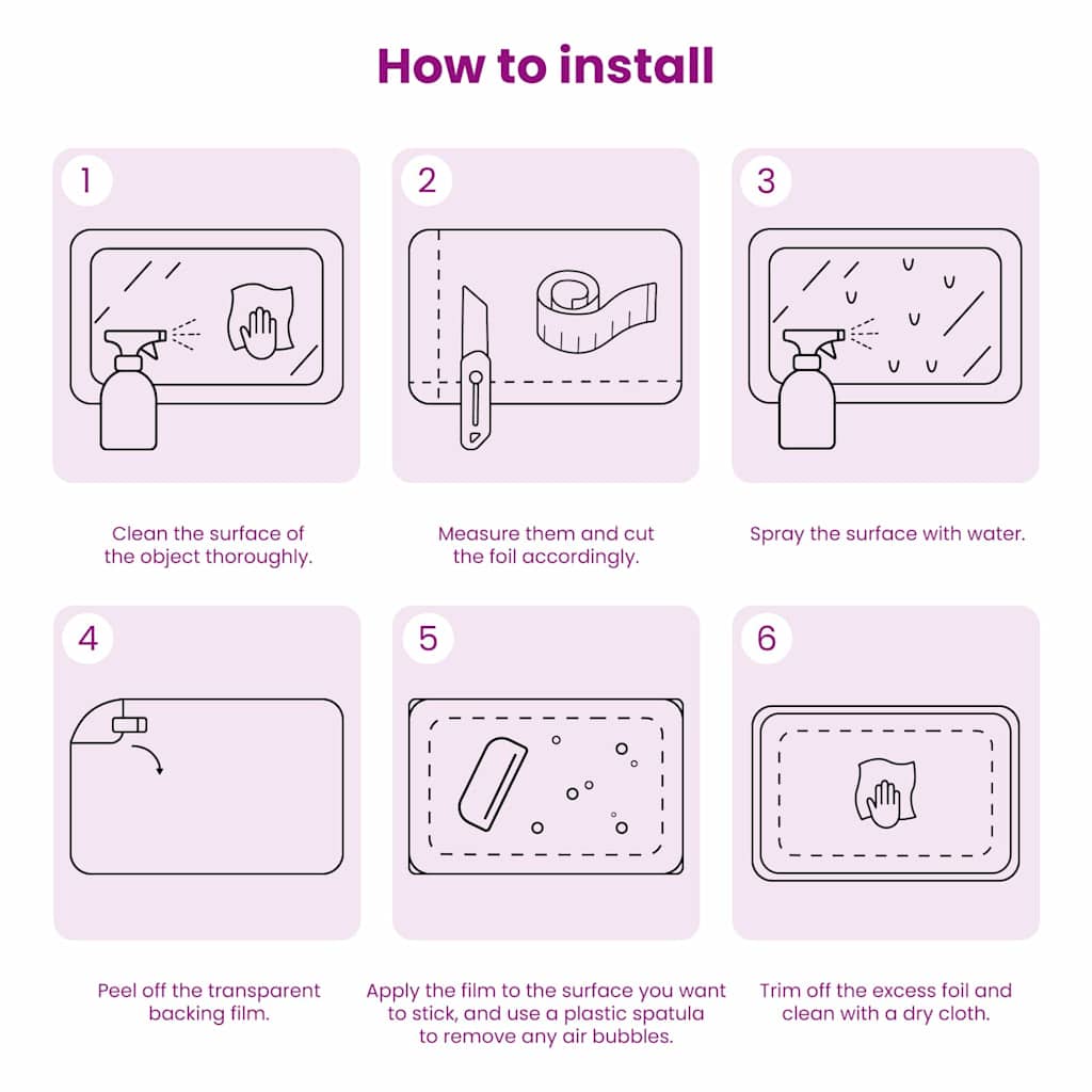 Möbelaufkleber Silber 90 x 500 cm Kunststoff