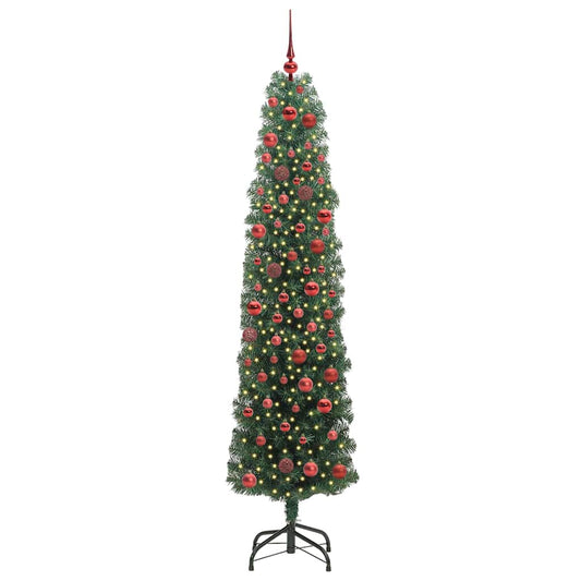 Künstlicher Weihnachtsbaum mit 300 LEDs mit Ständer Grün 180 cm
