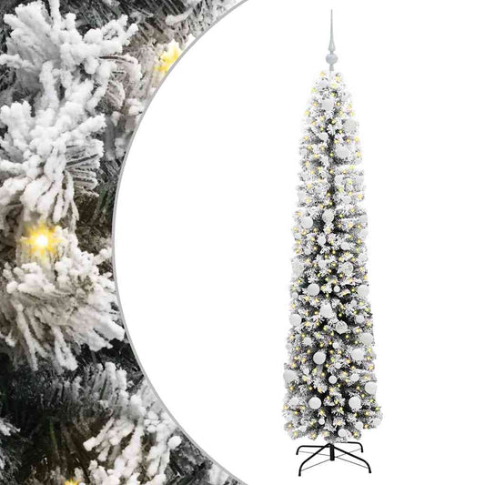 Künstlicher Weihnachtsbaum mit 300 LEDs mit Ständer Grün 180 cm