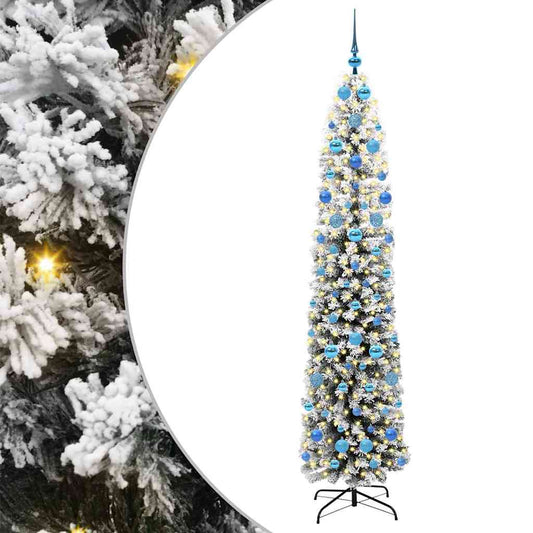Künstlicher Weihnachtsbaum mit 300 LEDs mit Ständer Grün 210 cm