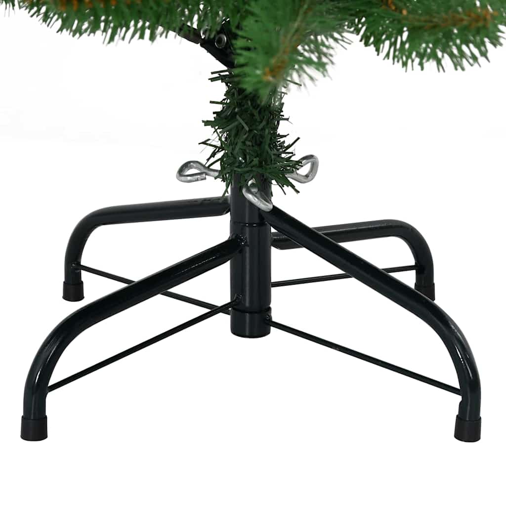 Künstlicher Weihnachtsbaum Grün 150 cm PVC und Metall
