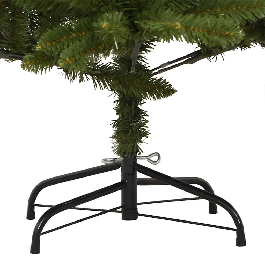 Künstlicher Weihnachtsbaum Grün 210 cm PVC und Metall