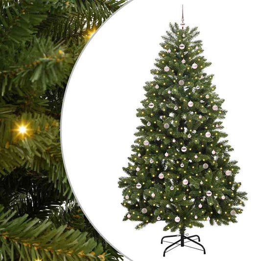 Künstlicher Weihnachtsbaum Grün 270 cm PVC und Metall