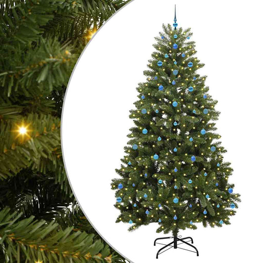 Künstlicher Weihnachtsbaum Grün 270 cm PVC und Metall