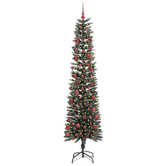 Künstlicher Weihnachtsbaum mit 300 LEDs mit Ständer Grün 210 cm