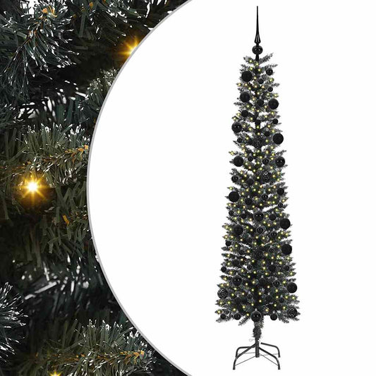 Künstlicher Weihnachtsbaum mit 300 LEDs mit Ständer Grün 210 cm