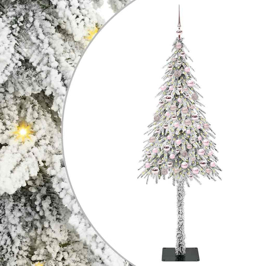 Weihnachtsbaum mit 300 LEDs Weiß 180 cm PE und Stahl