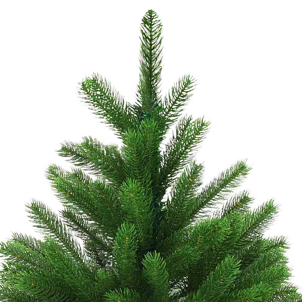 Albero di Natale con 150 LED e supporto, verde, 120 cm, PE