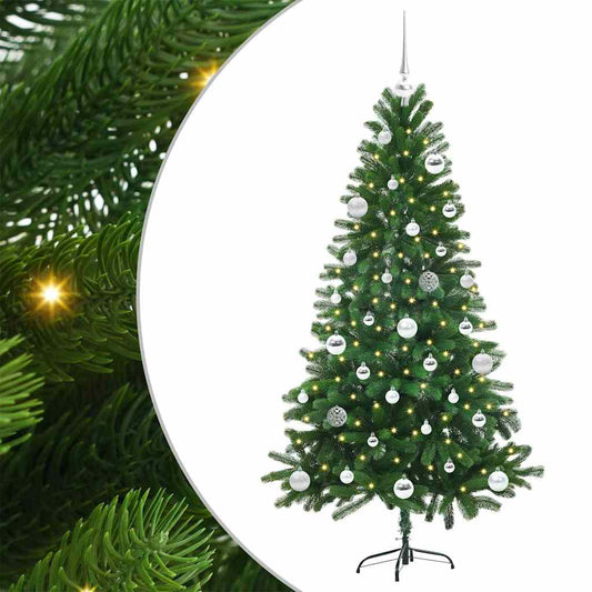 Weihnachtsbaum mit 150 LEDs mit Ständer Grün 150 cm PE