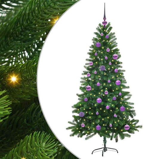 Weihnachtsbaum mit 150 LEDs mit Ständer Grün 150 cm PE