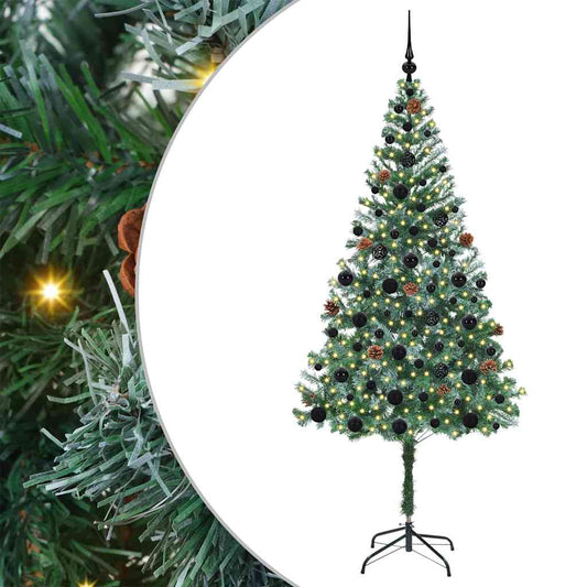 Künstlicher Weihnachtsbaum Grün 180 cm PVC und Stahl