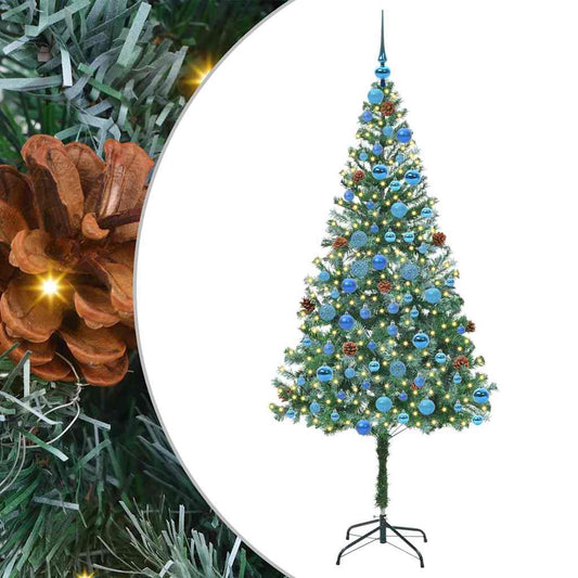 Künstlicher Weihnachtsbaum Grün 180 cm PVC und Stahl
