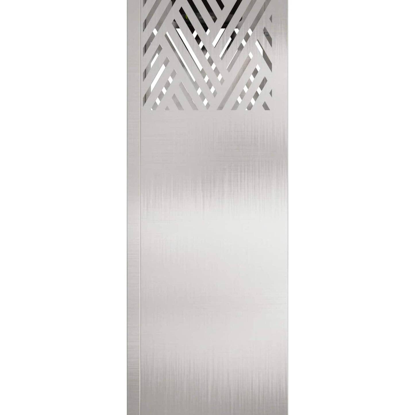 Solar LED Weg Licht 2 pcs Silber Edelstahl