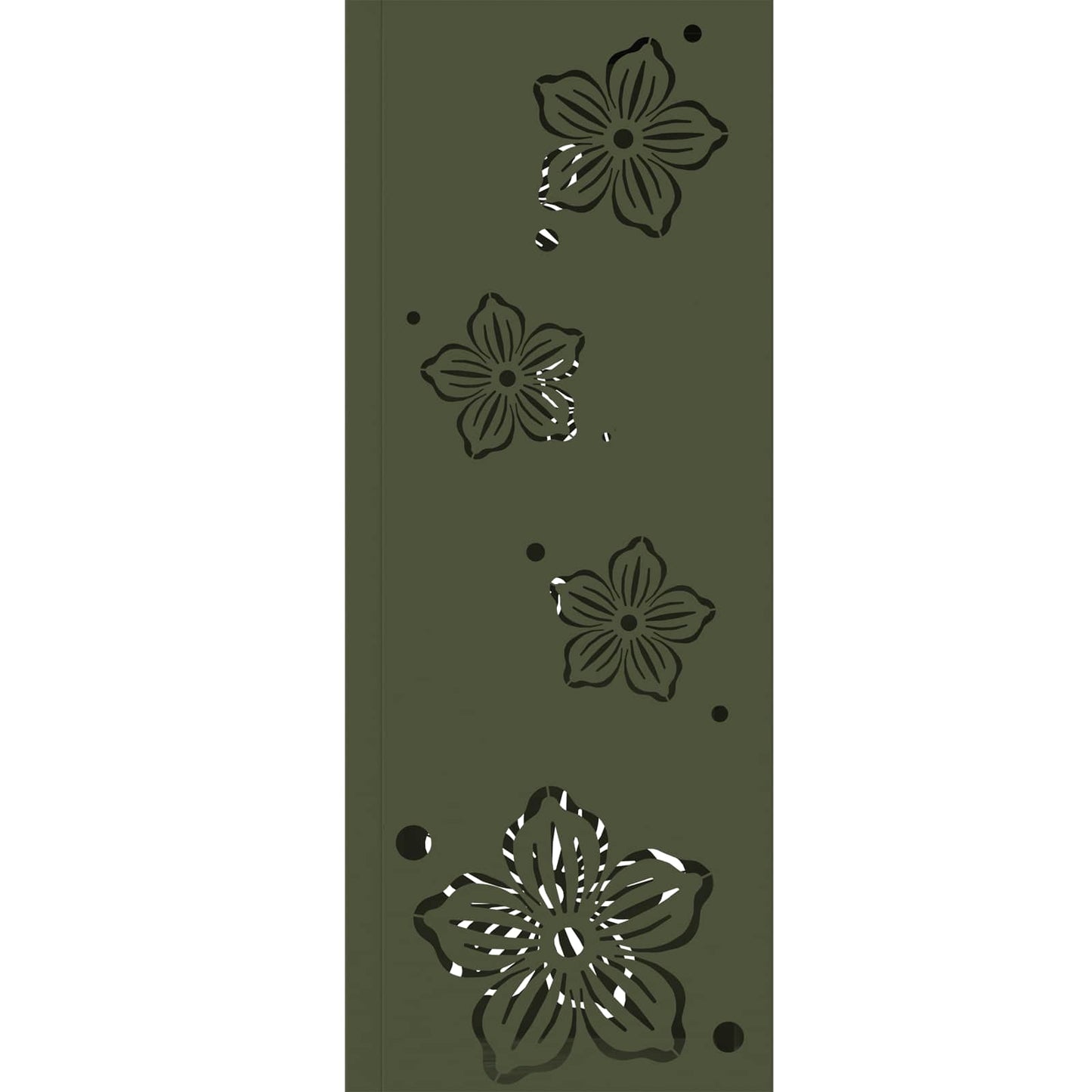 Solar LED Weg Licht 2 pcs Olive Grün Kalt gewalzter Stahl