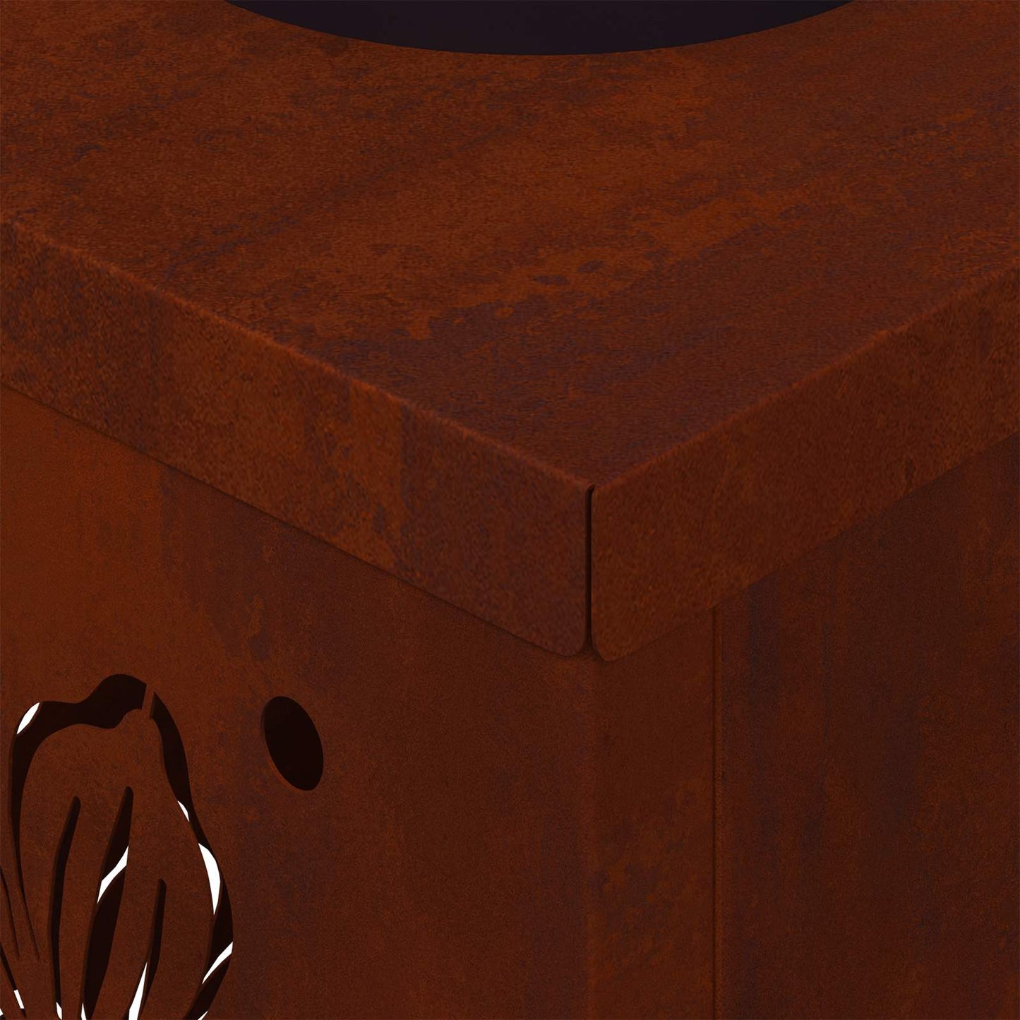 Solar LED Weg Licht 2 pcs Rostig Wetterfeststahl