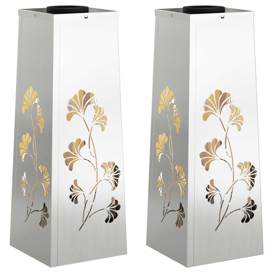 Solar LED Weg Licht 2 pcs Galvanisiert Galvanisiert