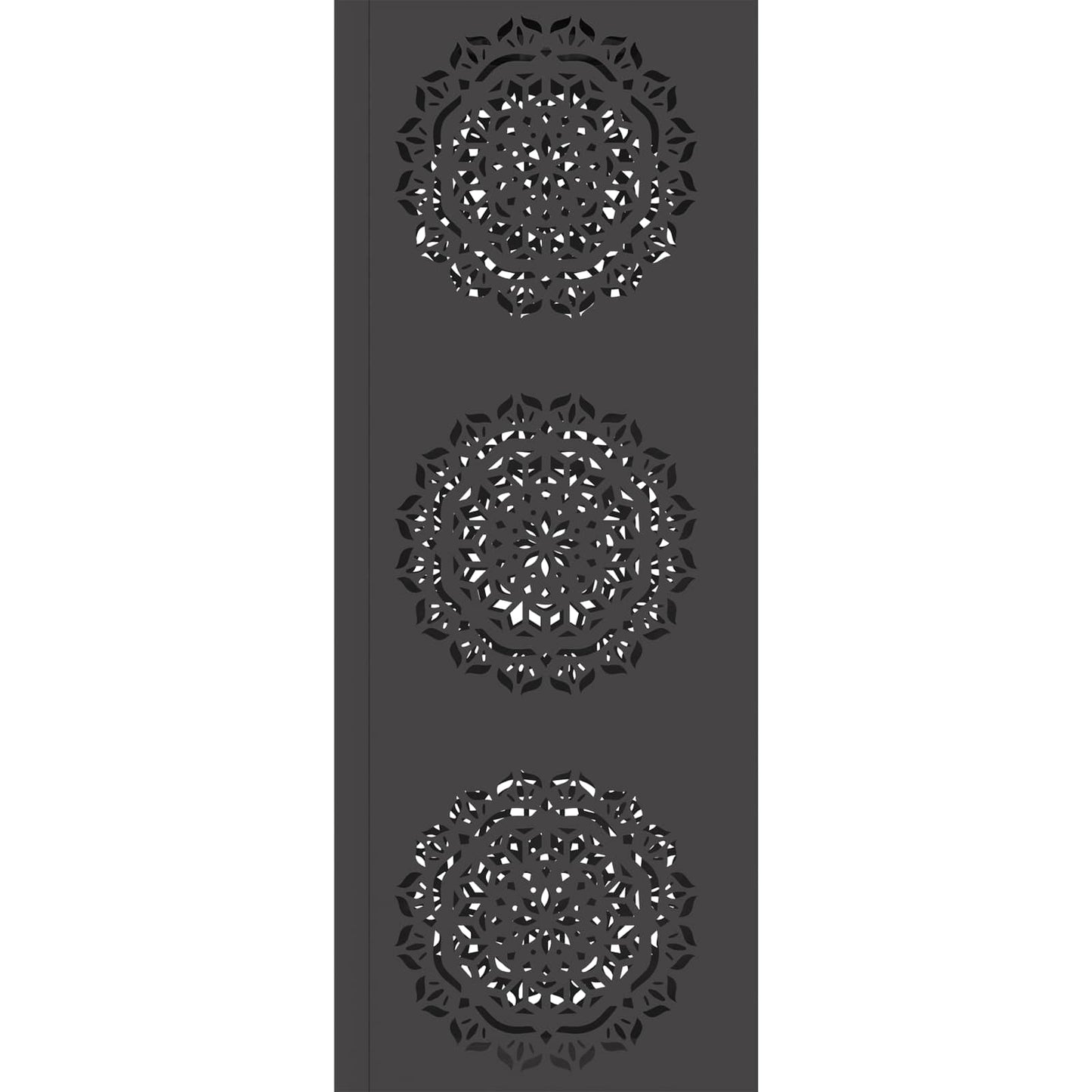 Solar LED Weg Licht 2 pcs Schwarz Kalt gewalzter Stahl