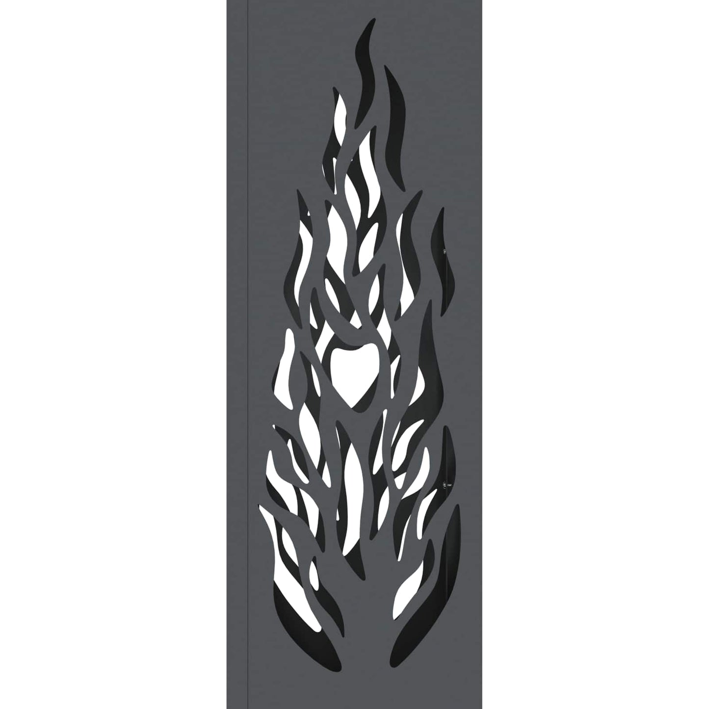 Solar LED Weg Licht 2 pcs Anthrazit Kalt gewalzter Stahl